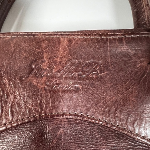 Jas M B London crossbody leather handbag handmade in England - Picture 9 of 15